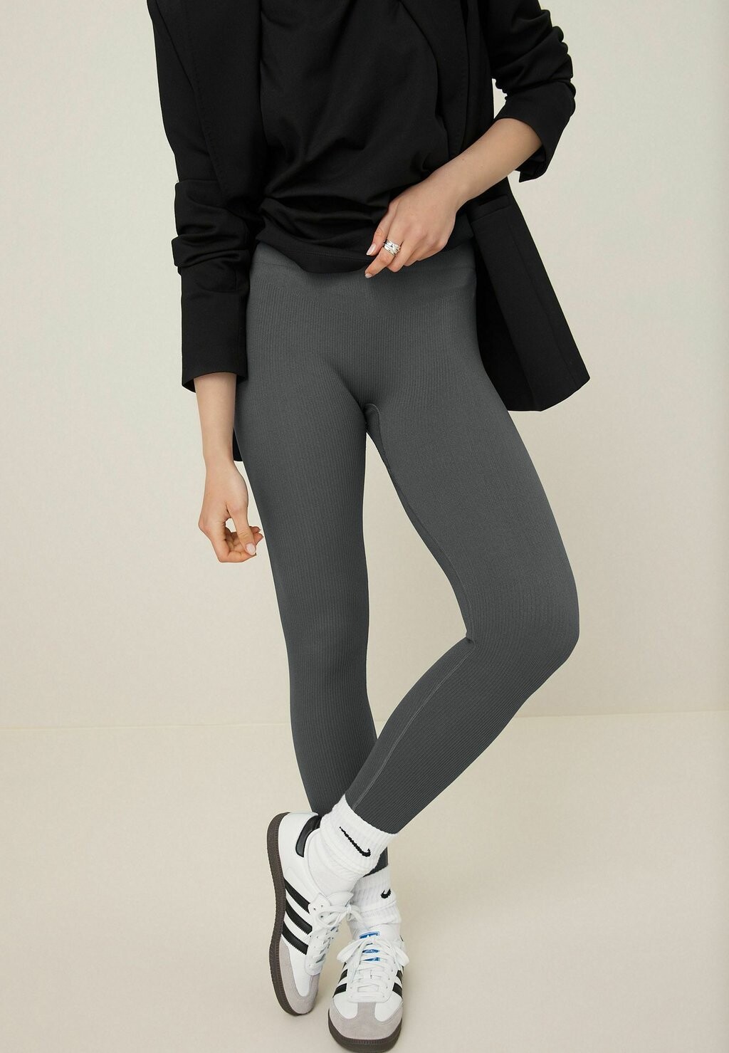 

Леггинсы HIGH WAIST Next, цвет slate grey