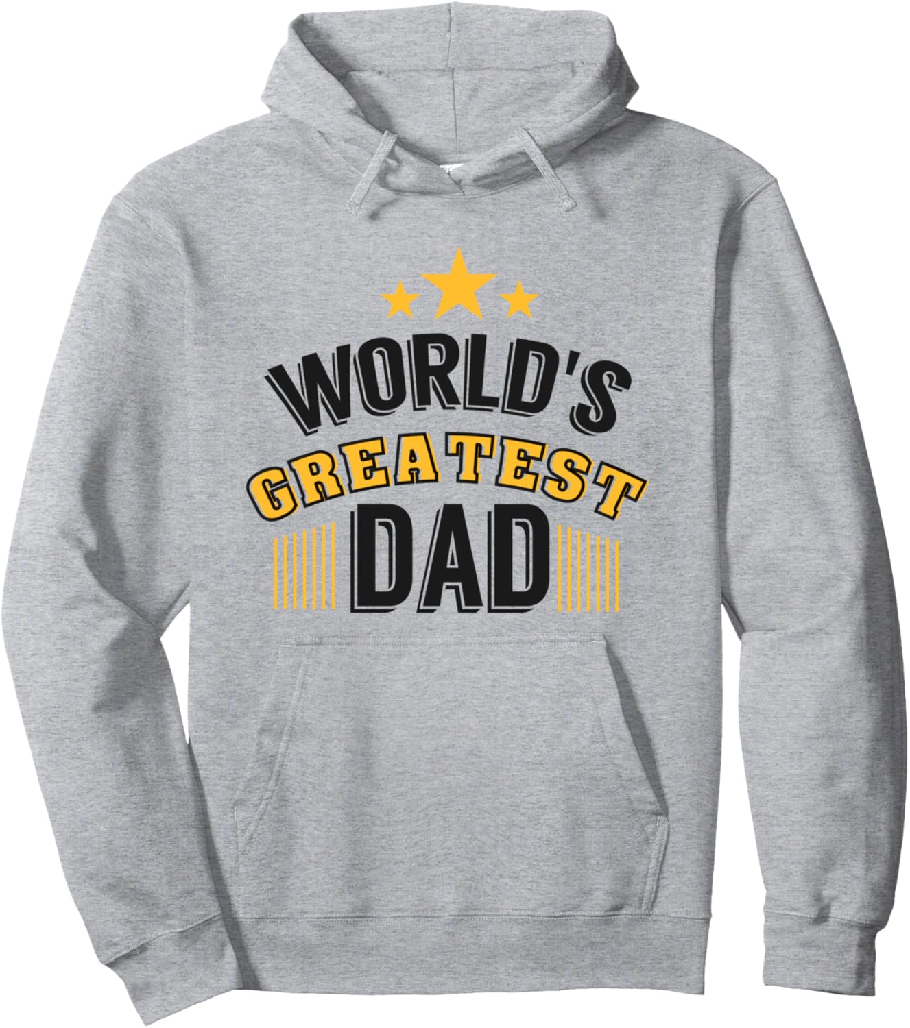 

Толстовка «Лучший папа в мире», толстовка «С Днем отца», толстовка для папы Bahaa'S Tee, серый