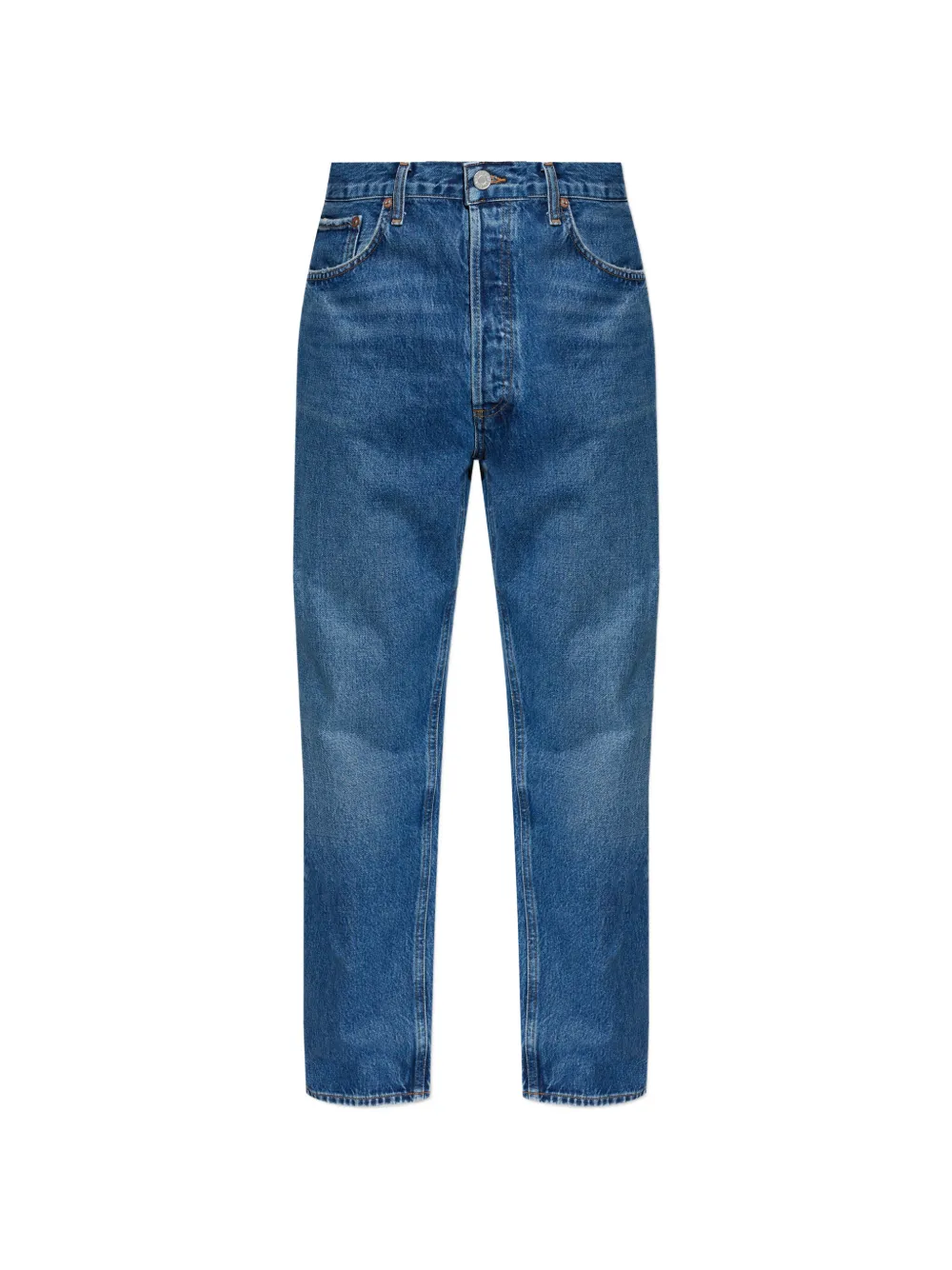 

Джинсы с потертостями в стиле 90-х Agolde, синий