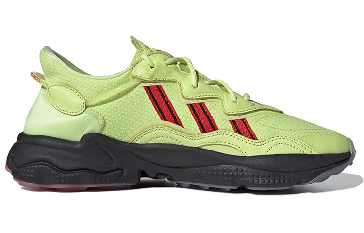 Кроссовки Ozweego Chunky для мужчин с низким верхом, желтые/красные/черные Adidas Originals — фото 2