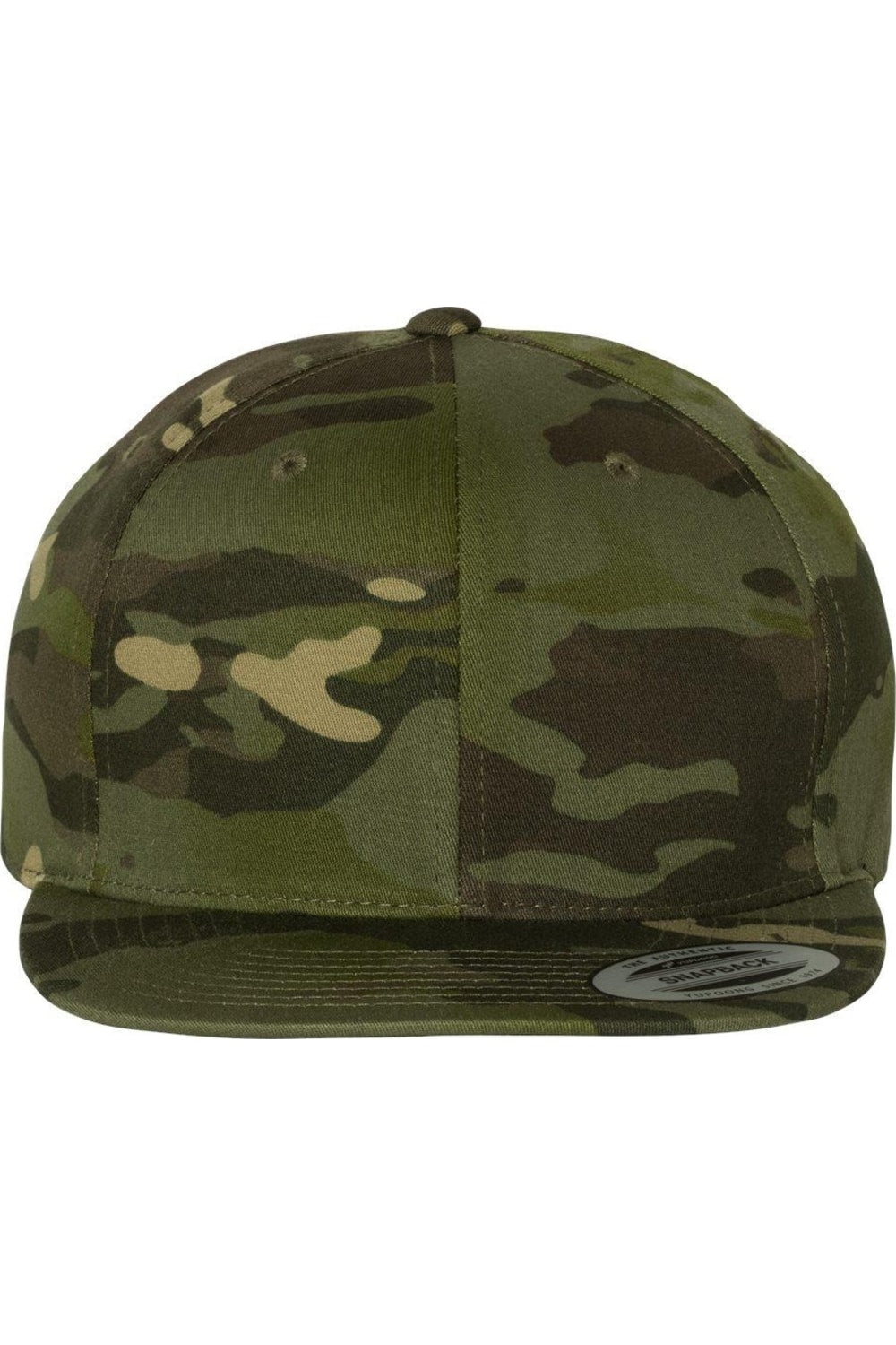 

Кепка с плоским козырьком YP Classics Snapback, цвет multicam tropic