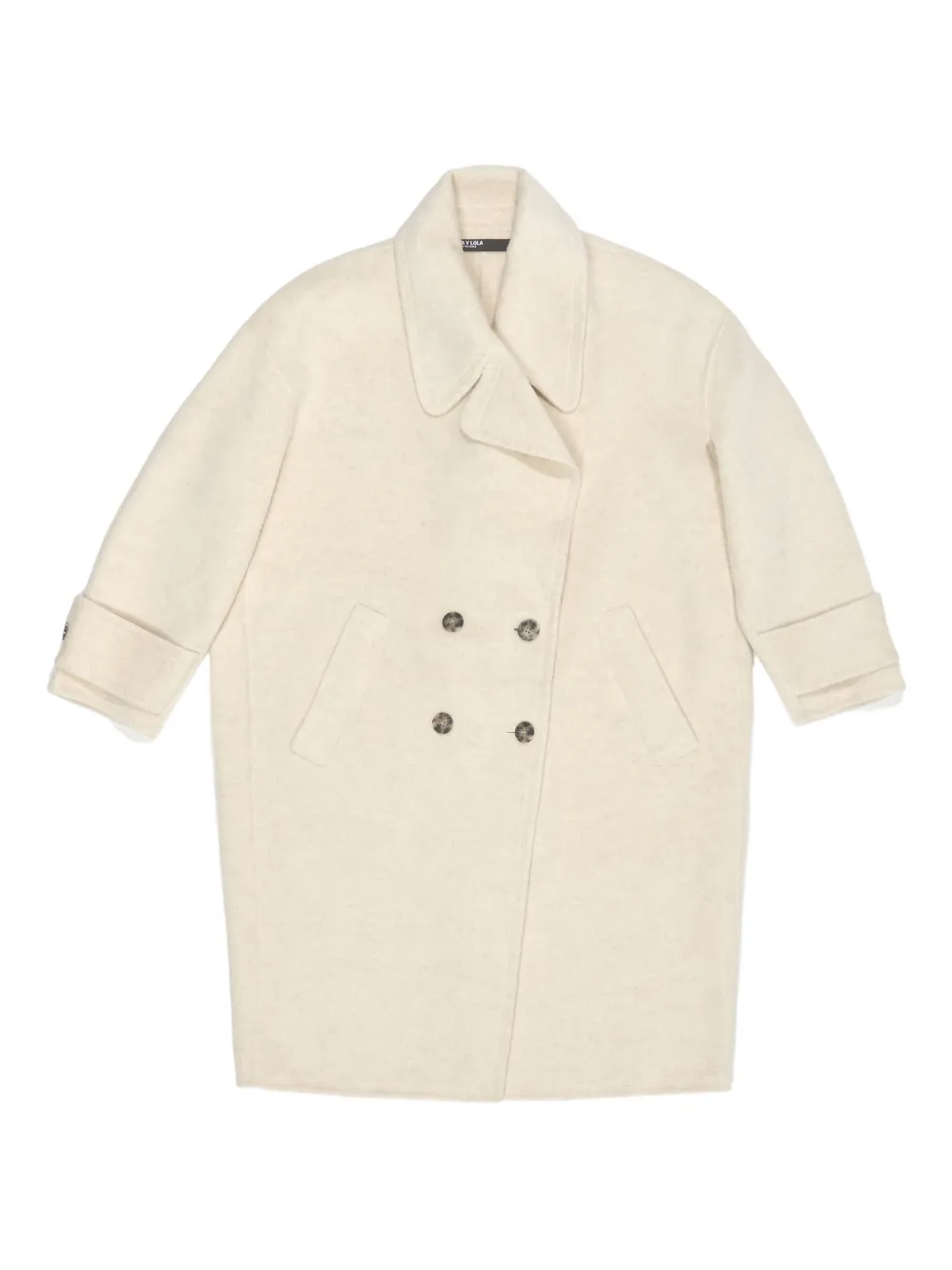 

Двубортное пальто на пуговицах Bimba Y Lola, бежевый