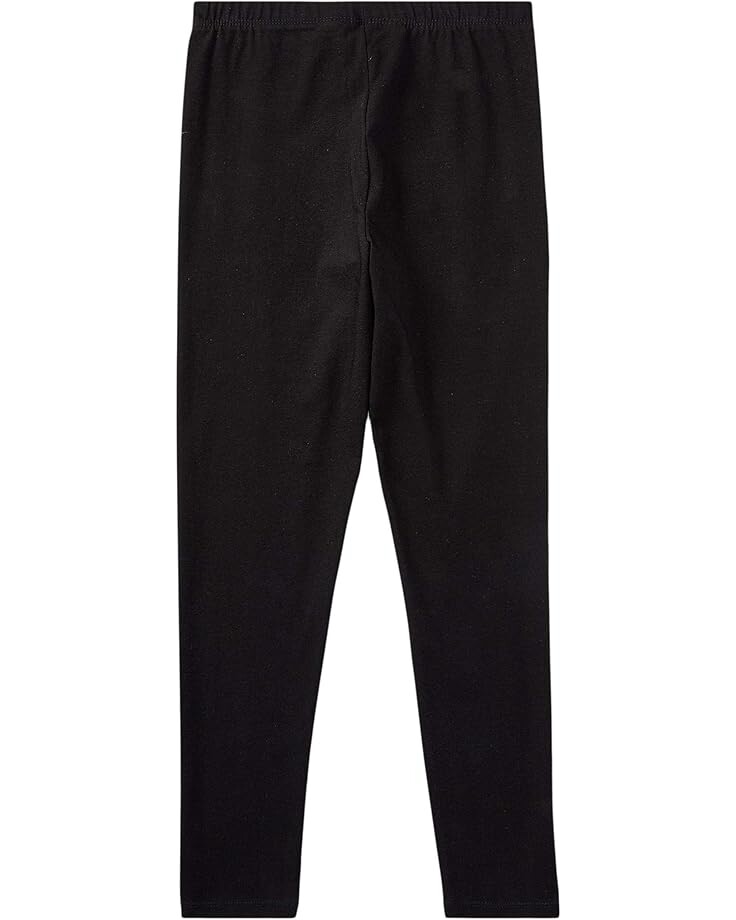 Брюки Polo Ralph Lauren Kids Stretch Cotton Legging, цвет Polo Black — фото 2