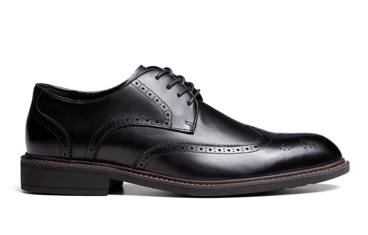 Туфли мужские GENTRY из натуральной кожи VICKI BROWN, темно-коричневый — фото 4