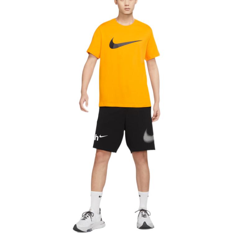 Шорты Nike Casual Sports Large Logo Printing Shorts Black DX6310-010 — фото 4
