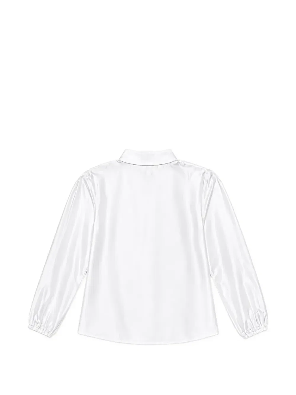 Блузка Lulu с оборками и бантиками Miss Grant Kids, белый — фото 2