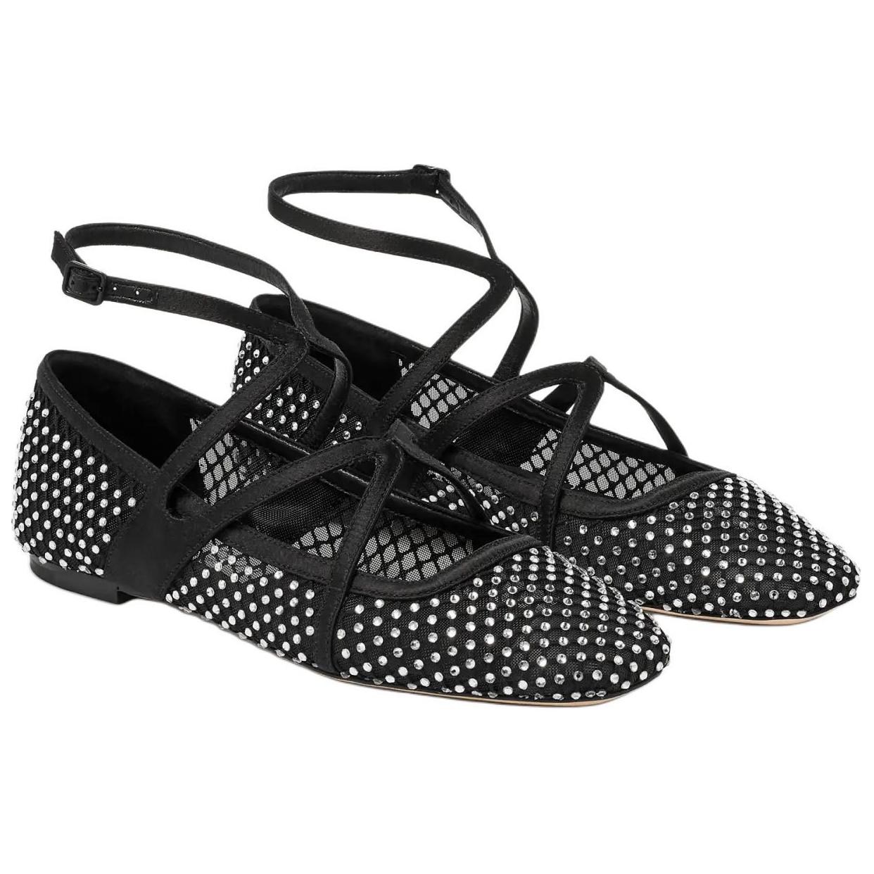 Асторія Плоские Повседневные Туфли Женские Черные Jimmy Choo — фото 3
