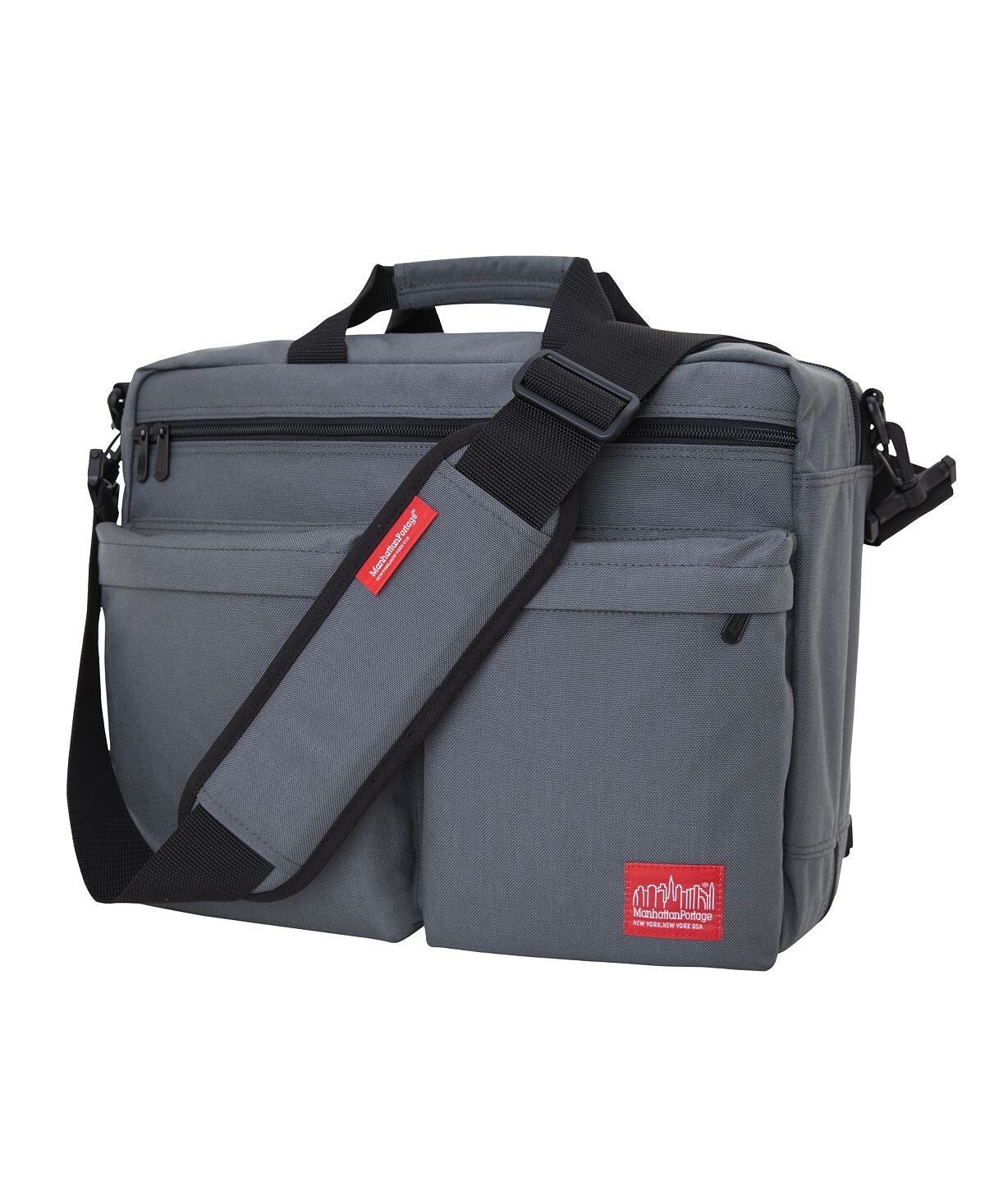 

Сумка Tribeca с молнией сзади Manhattan Portage, серый