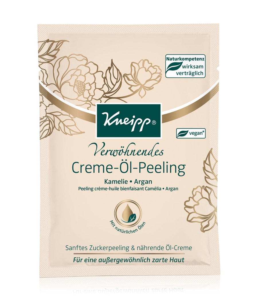 

Скраб для тела Kneipp Creme-Öl-Peeling Kamelie - Argan, 40 ml