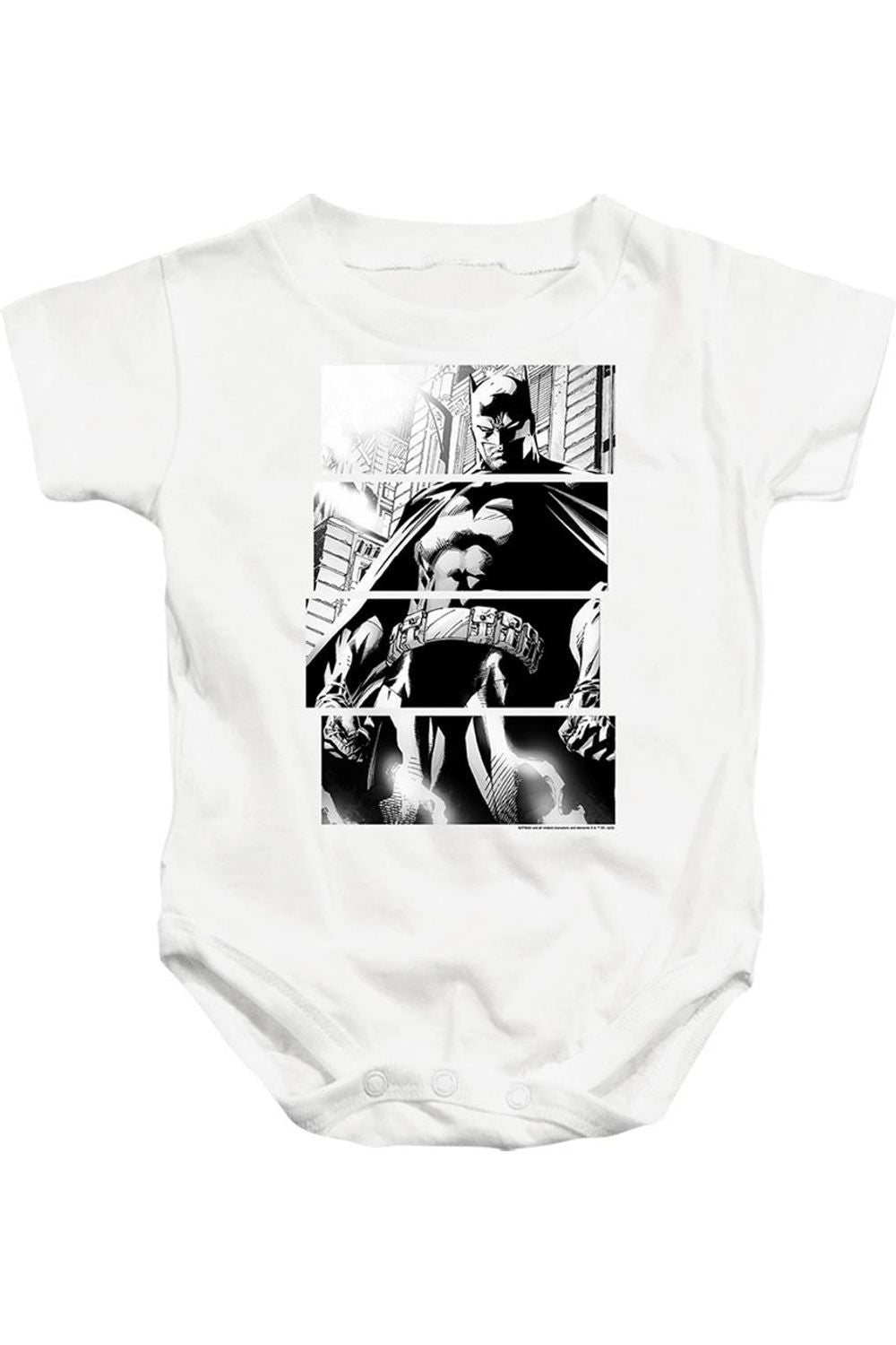 

Детский комбинезон с панелями Бэтмена Gildan, белый