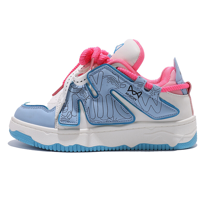 

Кроссовки MIIOW Skateboarding Shoes Unisex Low-top, синий