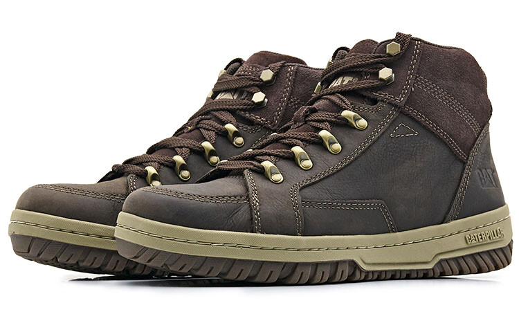 

Ботинки мужские Outdoor Boots High-top темно-коричневые Cat