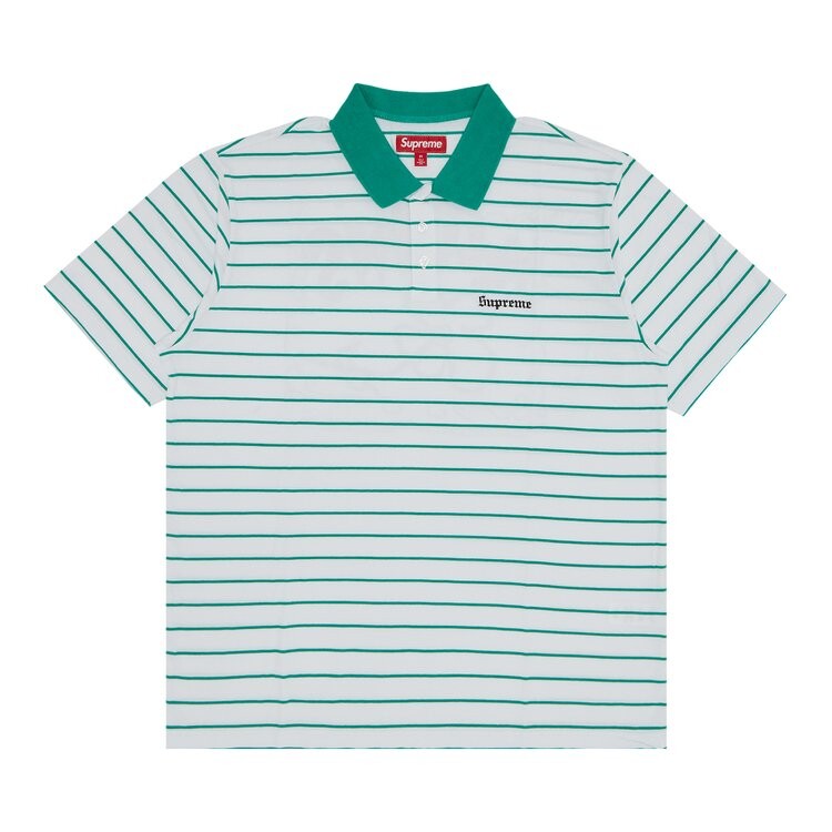 

Поло Supreme x Melvins Stripe Short-Sleeve Polo, белый
