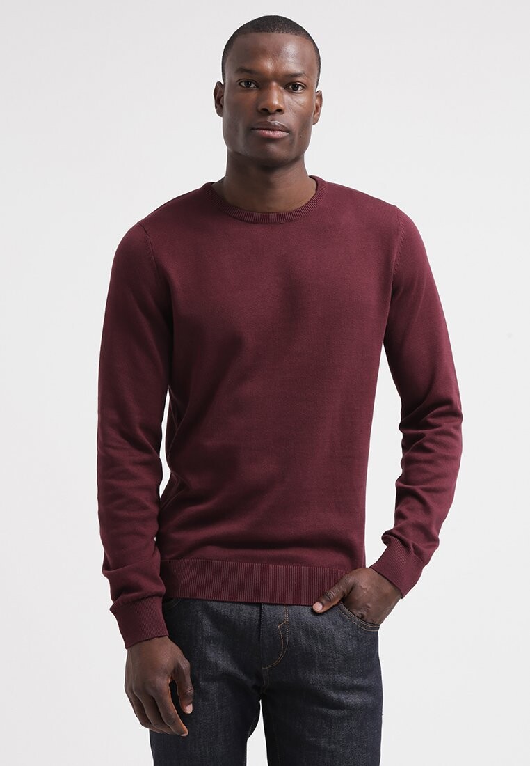 

Свитер Pier One BASIC CREWNECK, цвет Bordeaux, Коричневый, Свитер Pier One BASIC CREWNECK, цвет Bordeaux