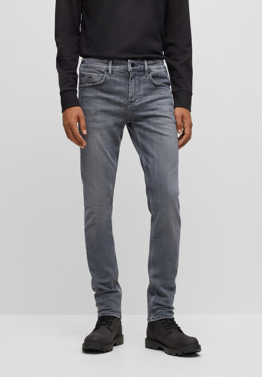 

Джинсы облегающего кроя BOSS, цвет Grey