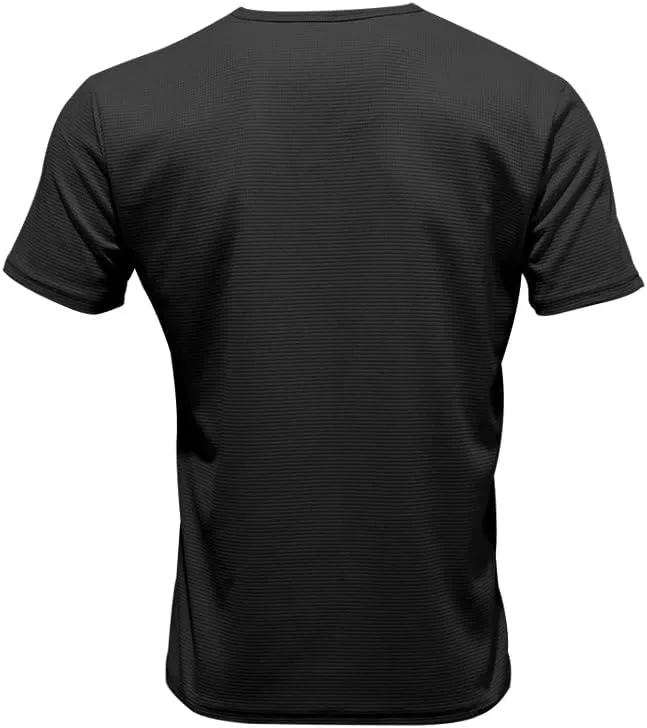Мужская футболка slim fit с коротким рукавом для спорта и тренировок — фото 3