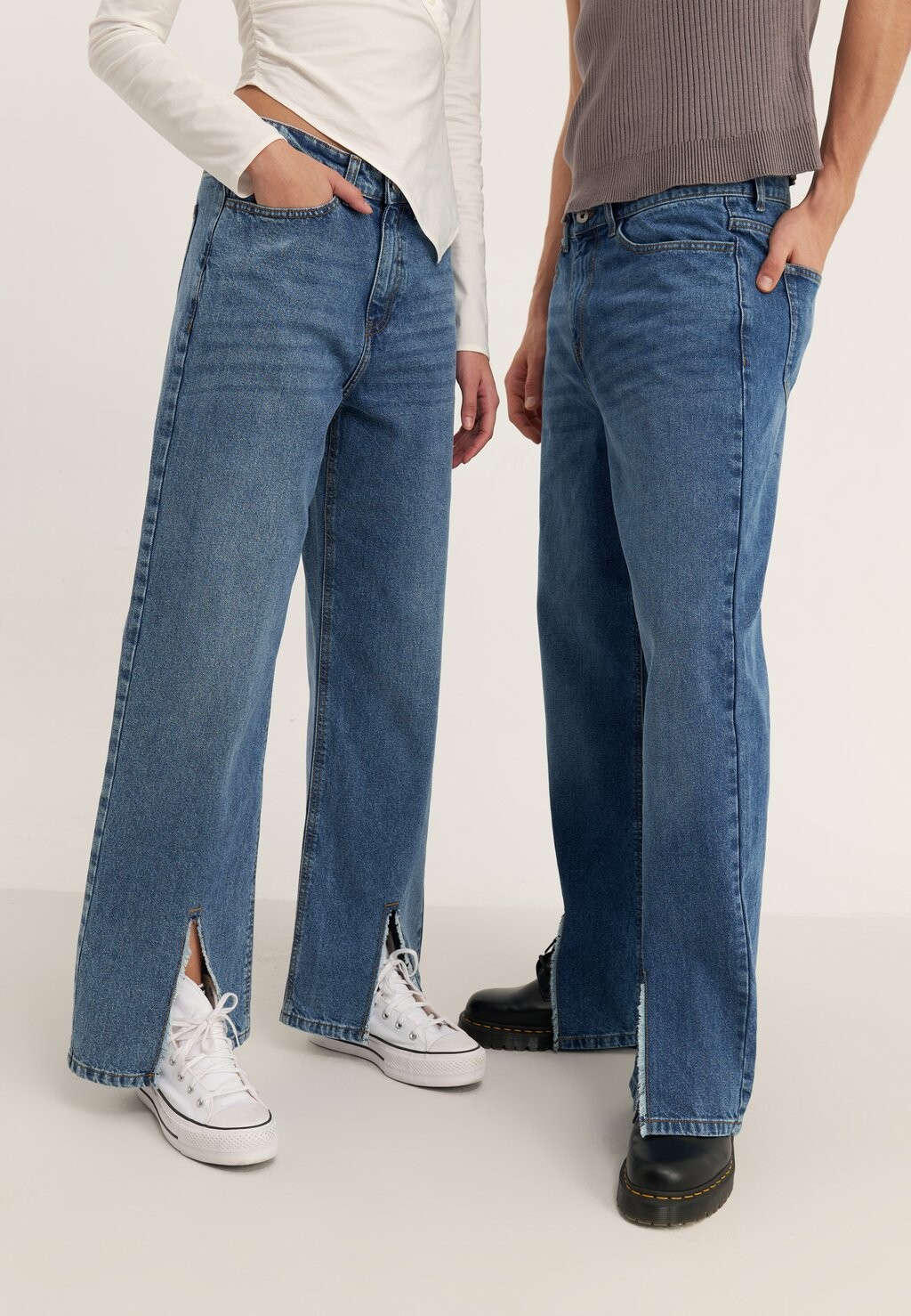 

Джинсы-сигареты Unisex YOURTURN, цвет blue denim, Серый, Джинсы-сигареты Unisex YOURTURN, цвет blue denim