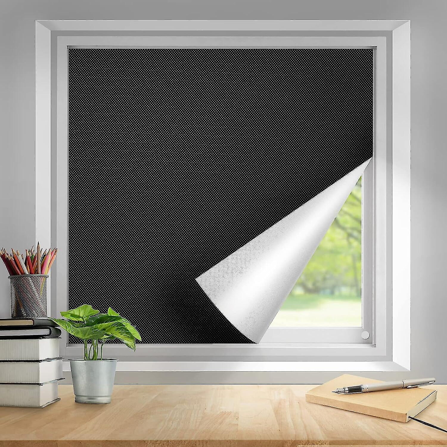 

Шторы затемняющие Window Blackout Fabric, черный