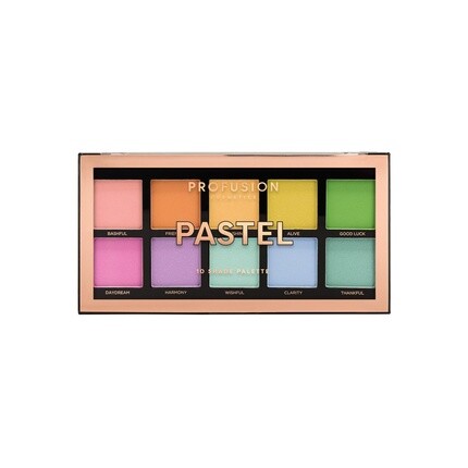 

Палитра пастельных тонов Profusion Cosmetics из 10 оттенков