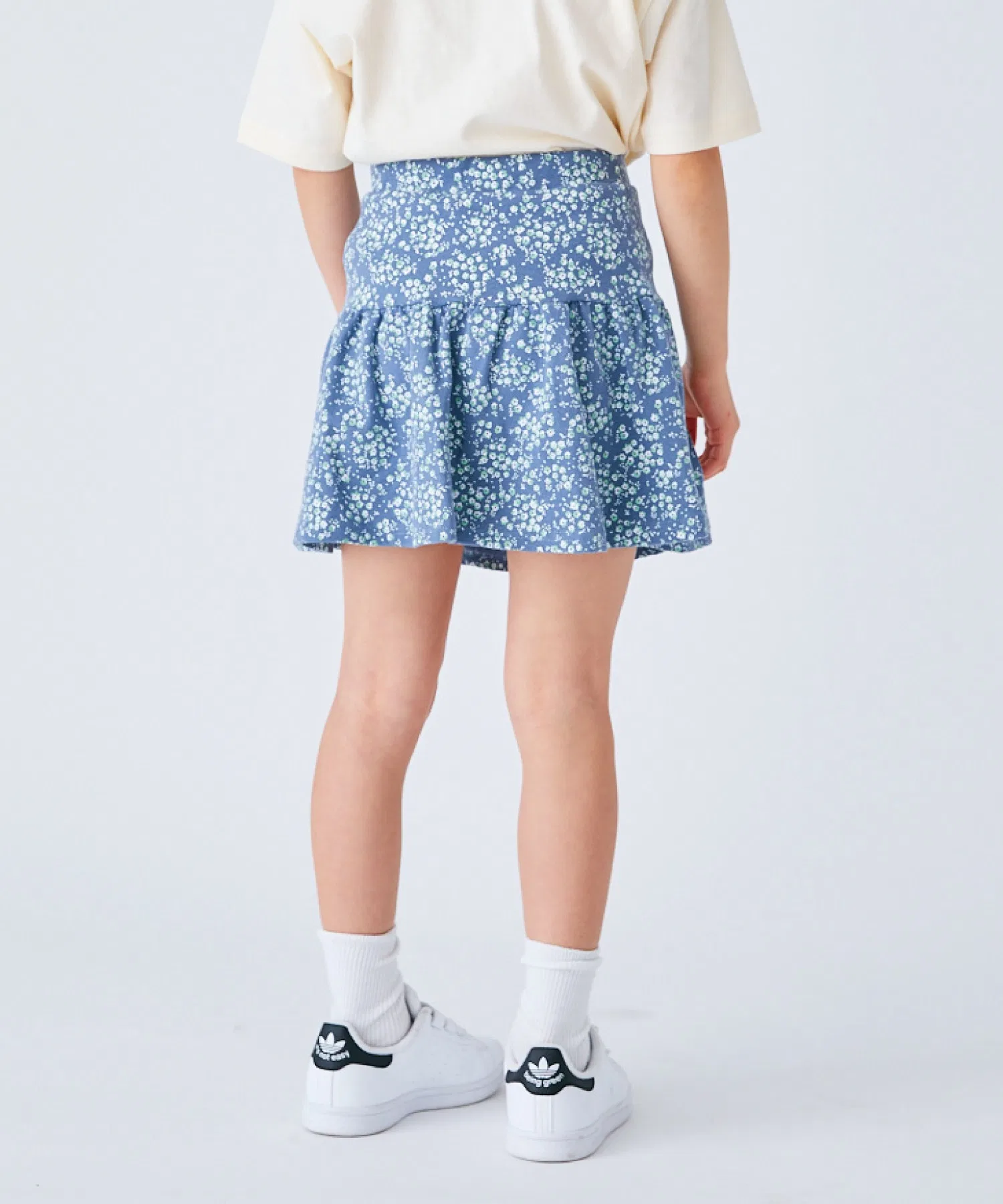 Детская юбка-шорты с принтом ever closet разноцветная