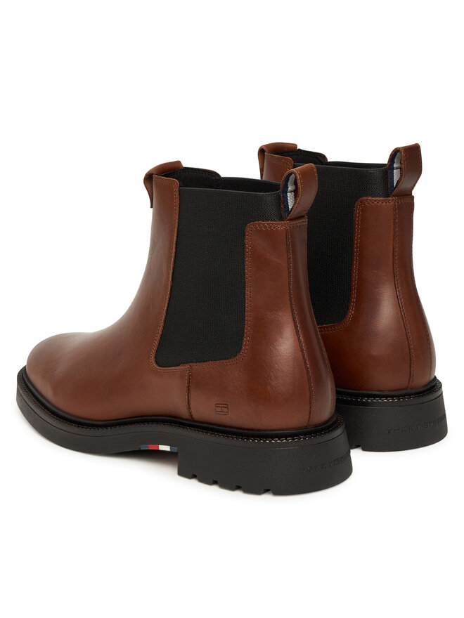 Классические ботильоны Comfort Lwt FM0FM05591 Tommy Hilfiger, коричневый — фото 3