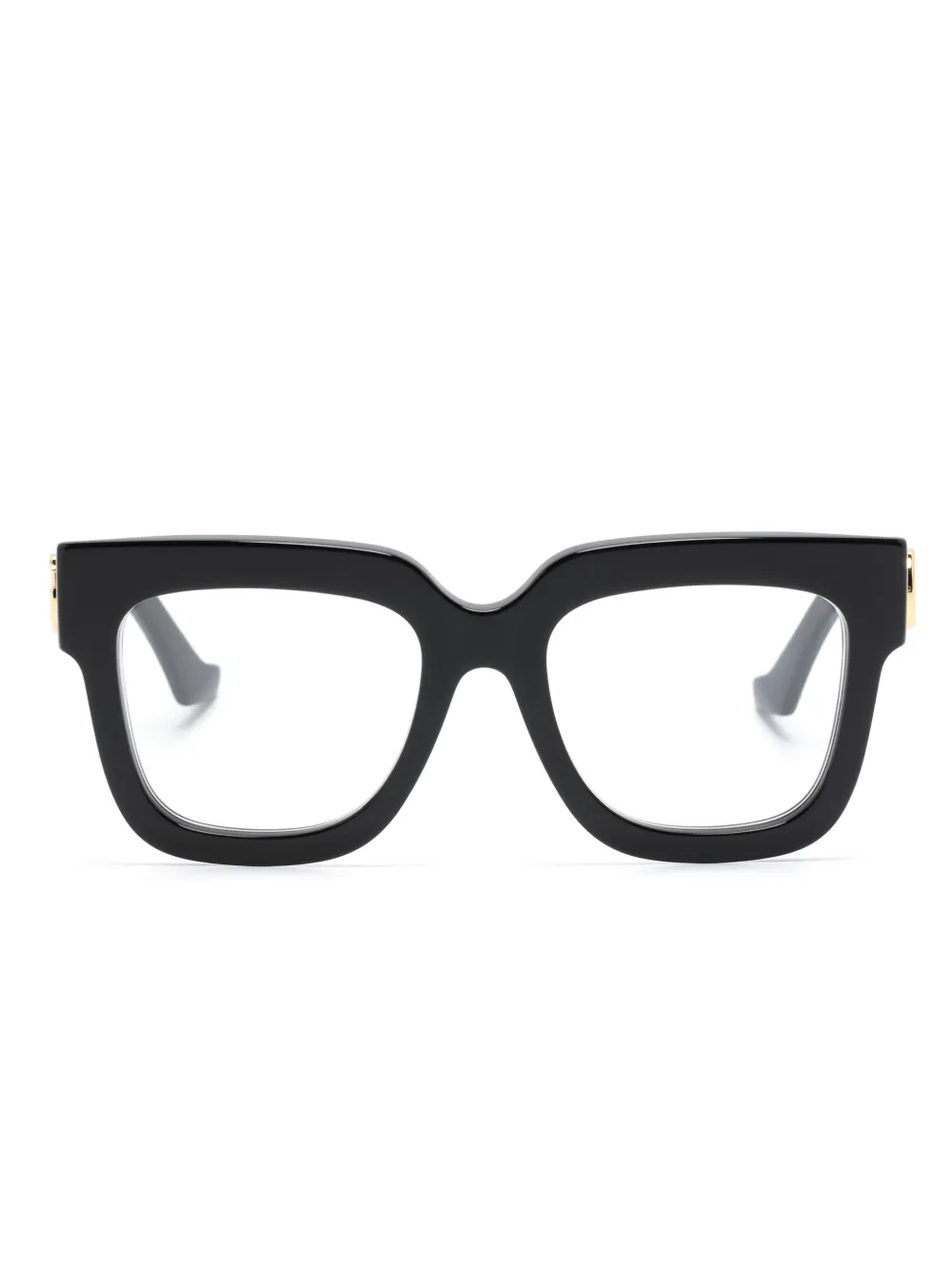 

Очки в квадратной оправе Gucci Eyewear, черный