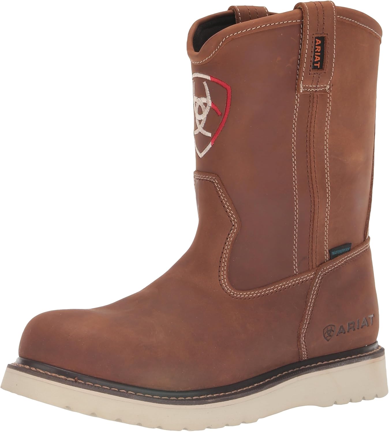 

Мужские ботинки ARIAT Rebar Wedge Orgullo Mexicano водонепроницаемые Вестерн-бутсы, Aged Honey