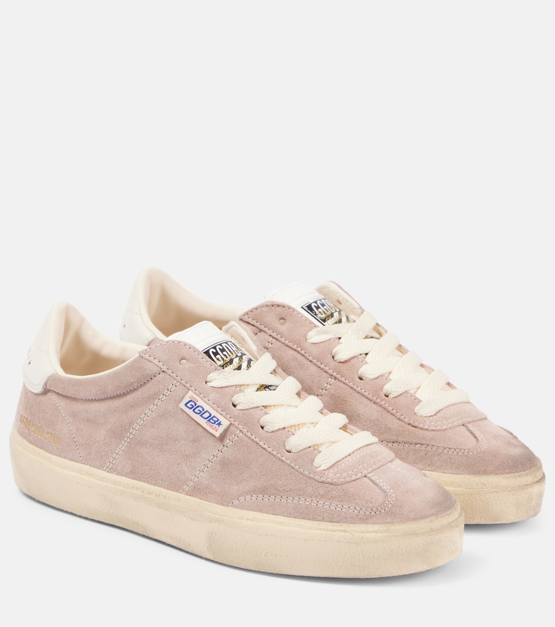 Кроссовки Soul Star из замши Golden Goose, Powder Pink/ Milk