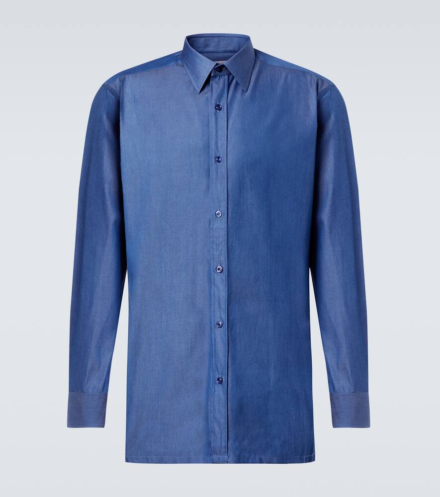 

Джинсовая рубашка Charvet, Blu Denim