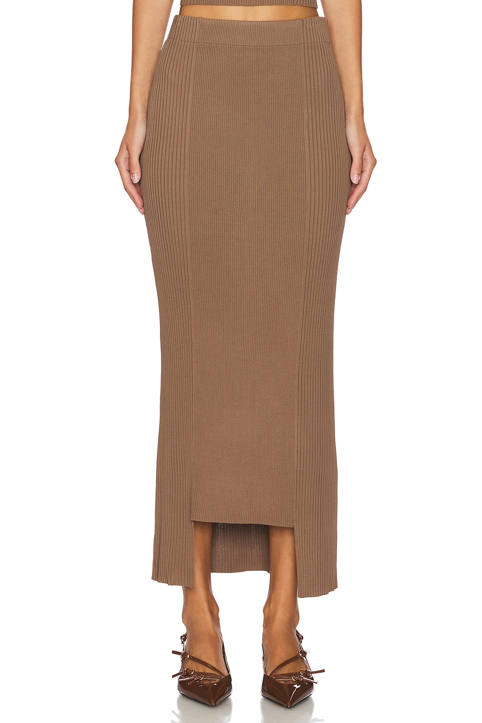 

Юбка из мерина By Malene Birger, цвет shitake