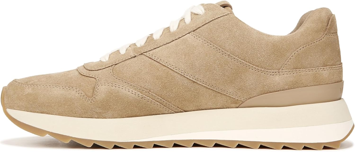 

Кроссовки Vince Mens Edric на шнуровке, Camel Beige Suede
