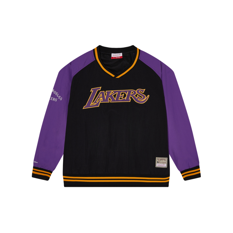 

Mitchell Ness Куртка Mitchell & Ness x NBA унисекс Bulls Warriors Lakers, Black (Los Angeles Lakers)