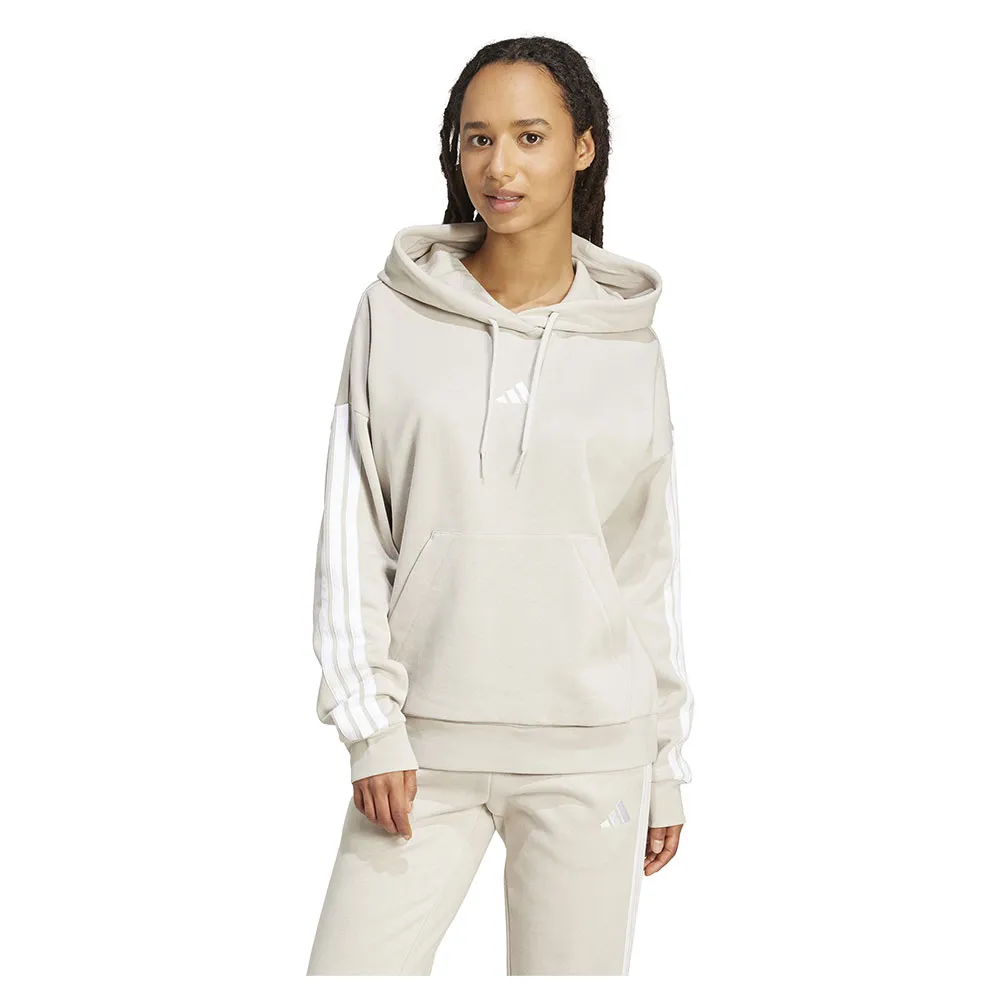 

Худи adidas Essentials 3 Stripes Fleece, бежевый