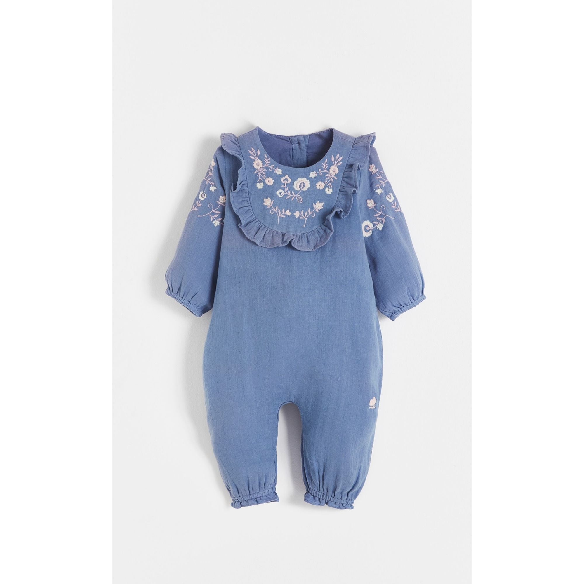 

Блан Ромпер Babycottons, голубой