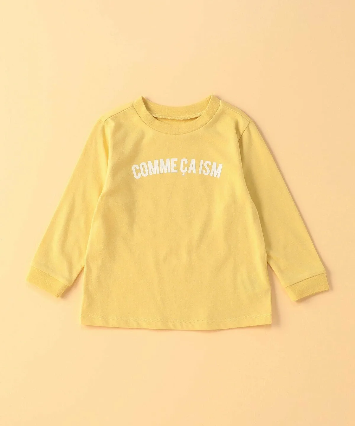 Футболка с длинными рукавами "Цвета Японии" (детский размер) Comme Ca Ism, Steamed chestnut color (yellow)