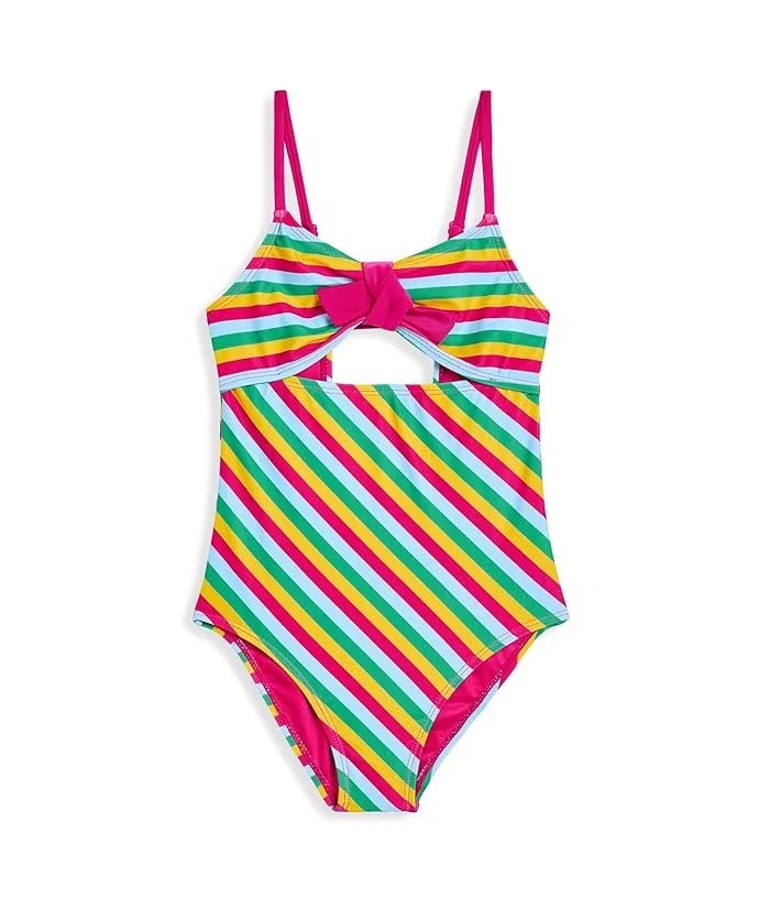Купальник слитный с регулируемыми бретелями Appaman Kids, Rainbow Stripes