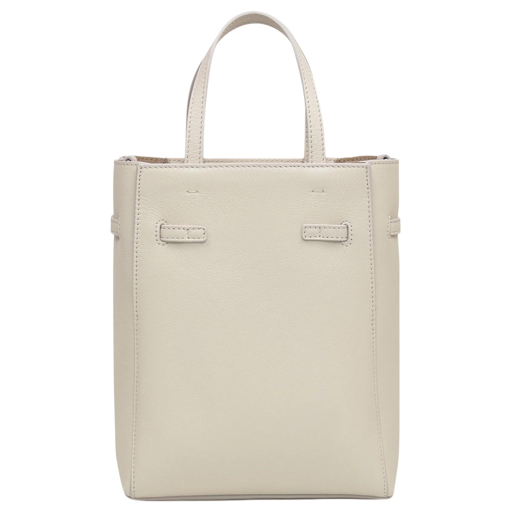 Givenchy Сумка Voyou Calfskin, шоппер, мини-сумка женская Ivory — фото 4