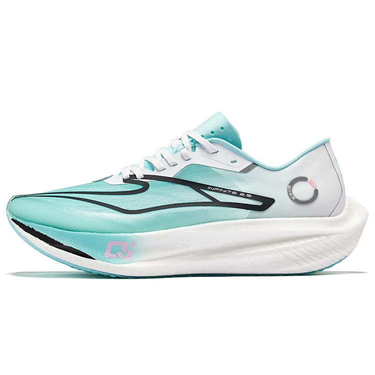 

Erke Кроссовки для марафона Zhijing 2.0 Cushioning Rebound Low-top Carbon Plate, мужские, цвет Saint Blue White