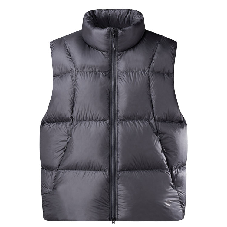 

Пуховый жилет мужской, воротник-стойка, средней жесткости, другие характеристики Kolon Sport, charcoal marine синий