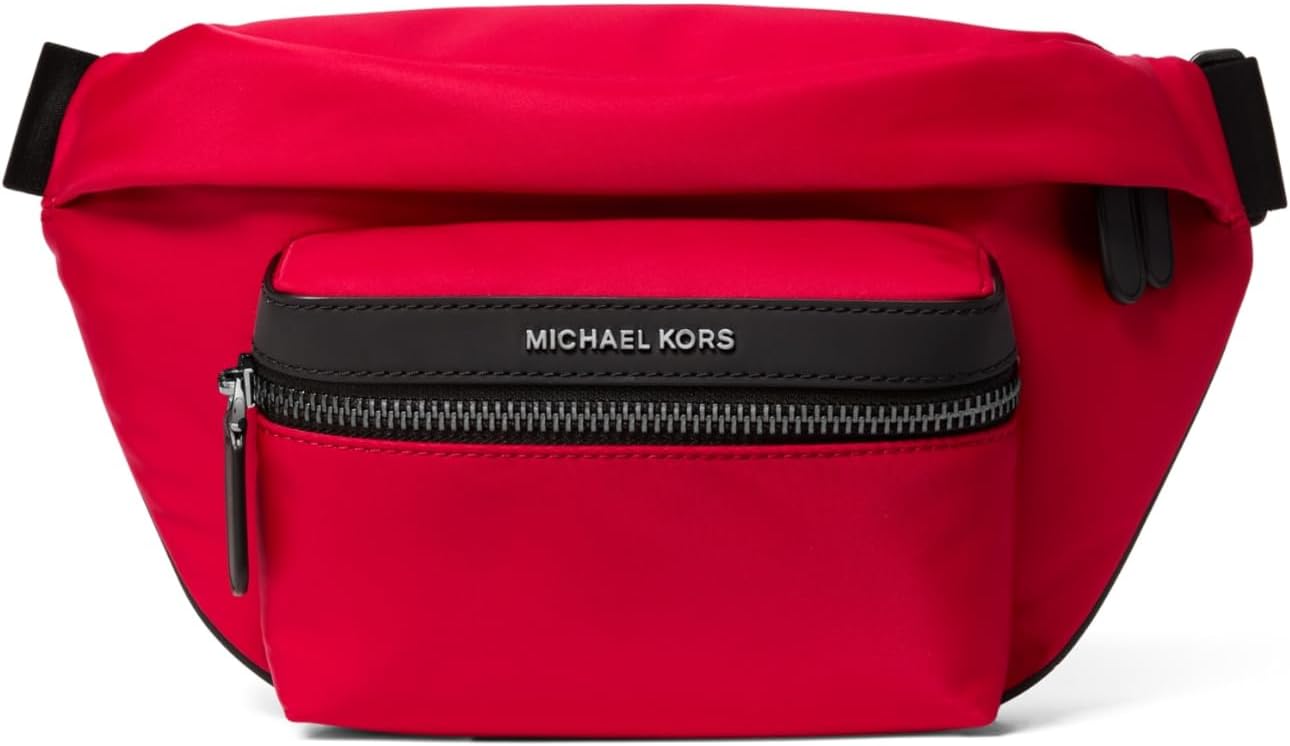 

Сумка Michael Kors Brooklyn Travel Belt Bag, Light Gunmetal, Light Gunmetal Hardware/Crimson