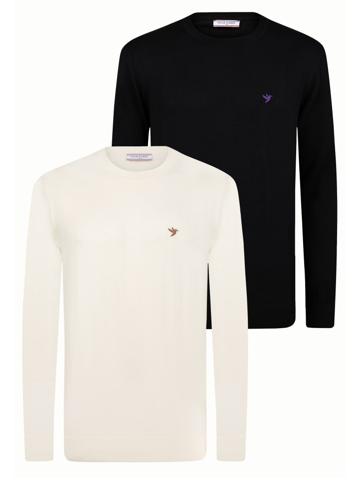 

Свитер цвета экрю и черного цвета Felix Hardy