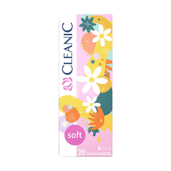 

Гигиенические прокладки, 20 шт./1 упаковка. Cleanic Soft