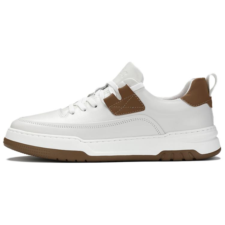 

Легкие и дышащие низкие мужские кроссовки для скейтбординга WALKER SHOP, White Brown