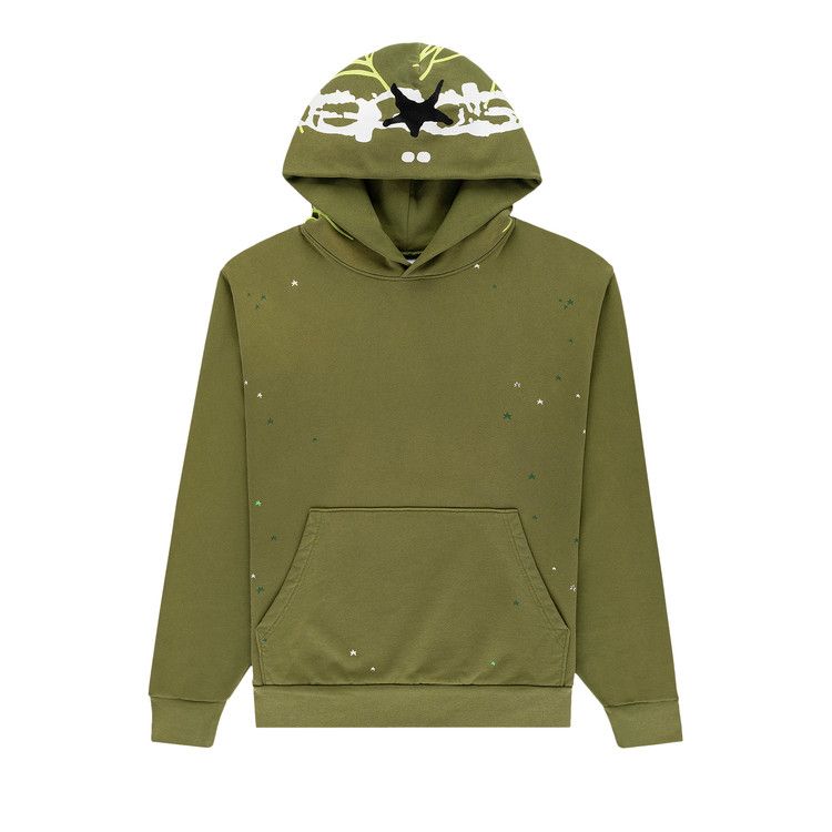 

Худи Sp5der Heavy Web Hoodie, Olive