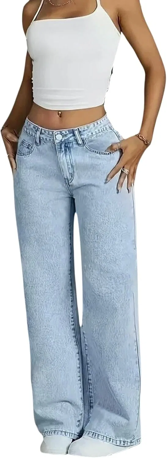 Джинсы клеш, джинс, Blue1