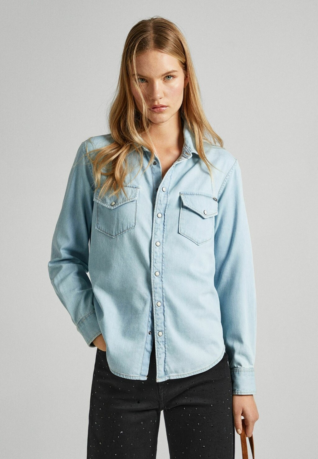 

Блузка-рубашка IVY Pepe Jeans, цвет denim