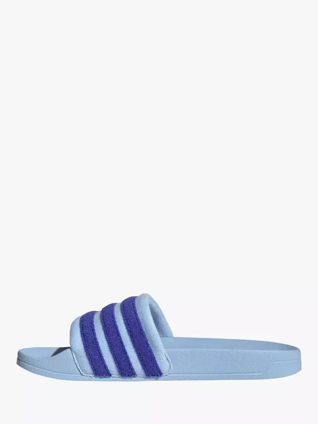 Сандалии Adilette Noshower Slider, синие adidas — фото 4