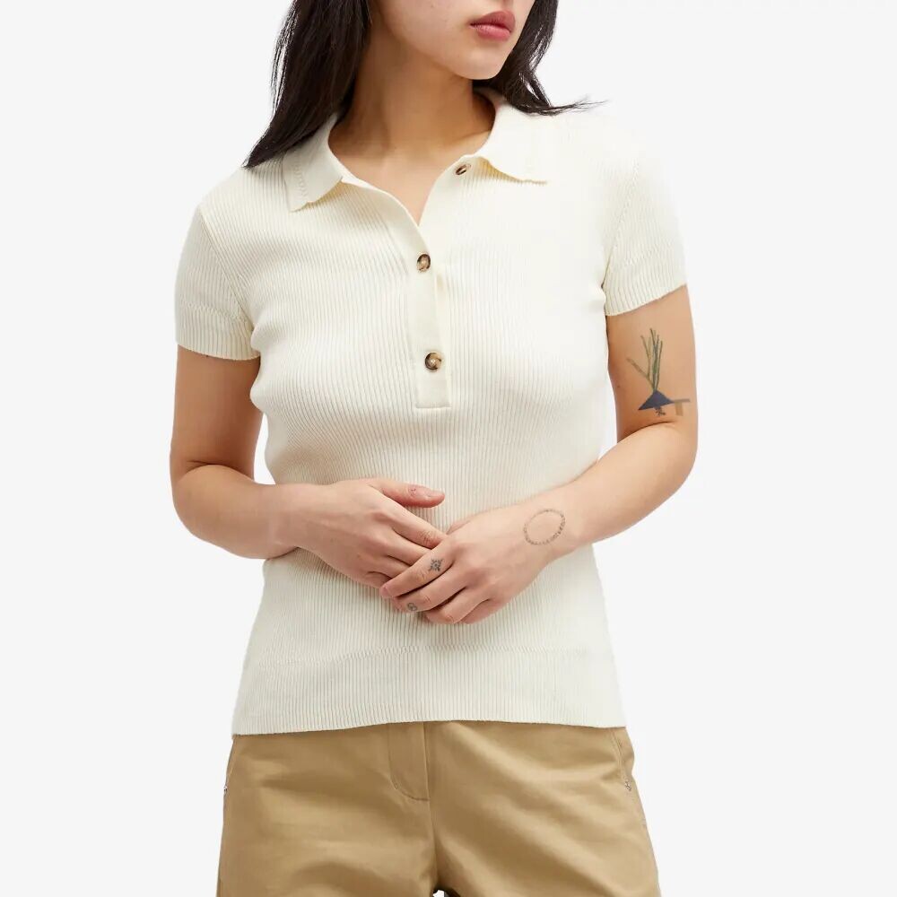 

A.P.C. Трикотажная футболка-поло elora, белый