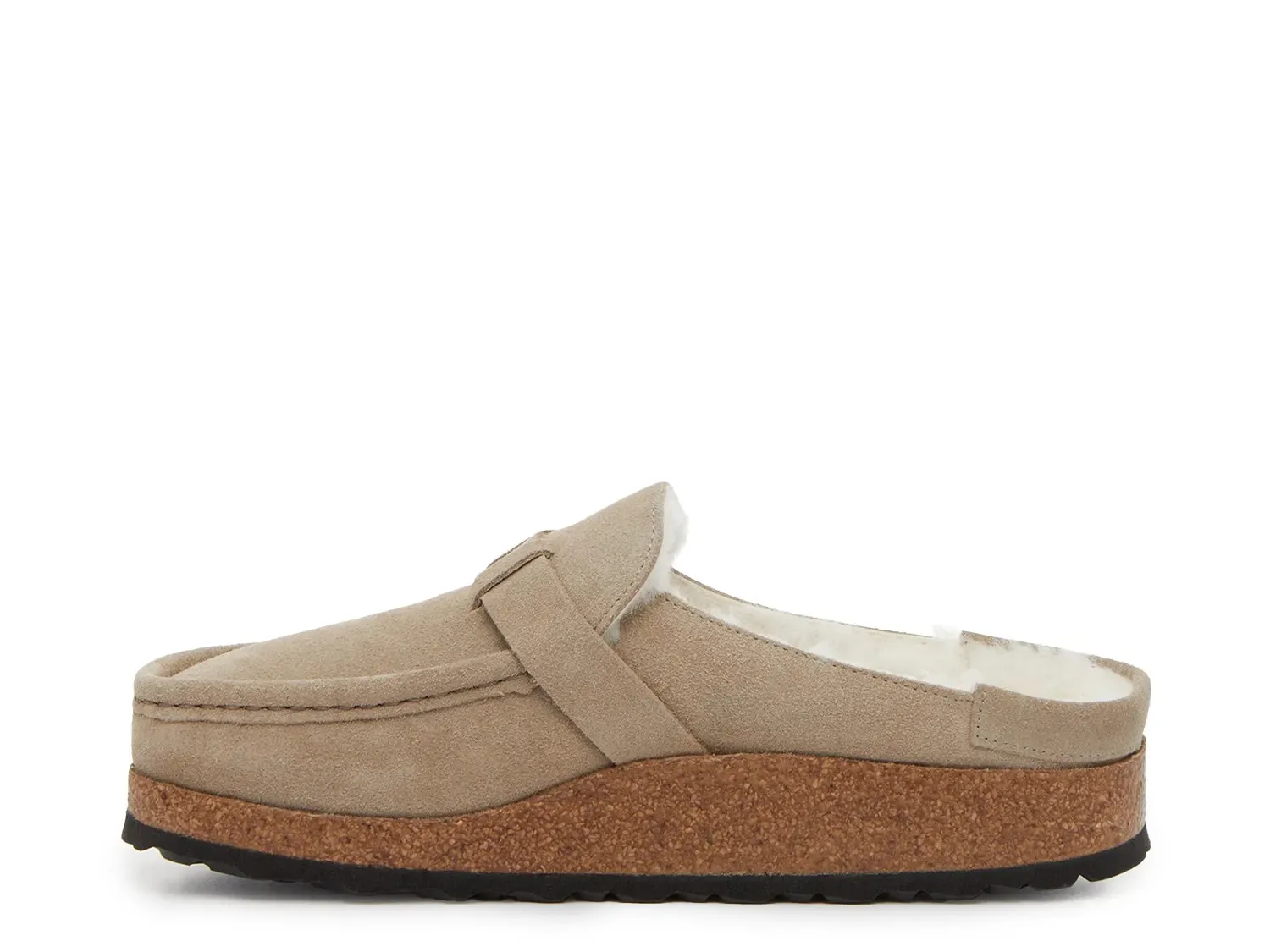 Сабо Birkenstock Buckley Shearling Clog — Женское, Серо-коричневый — фото 3