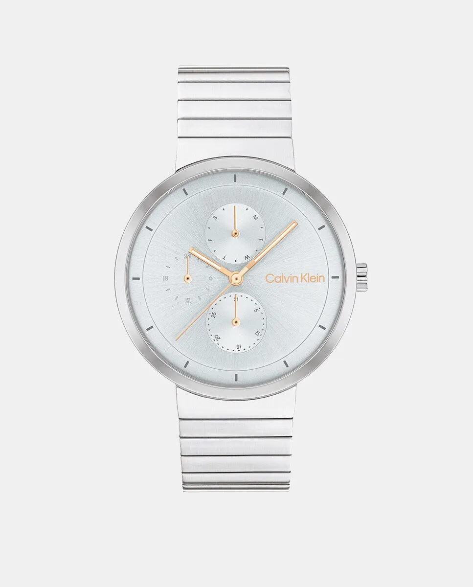

Многофункциональные стальные женские часы Create 25100032 Calvin Klein, серебряный